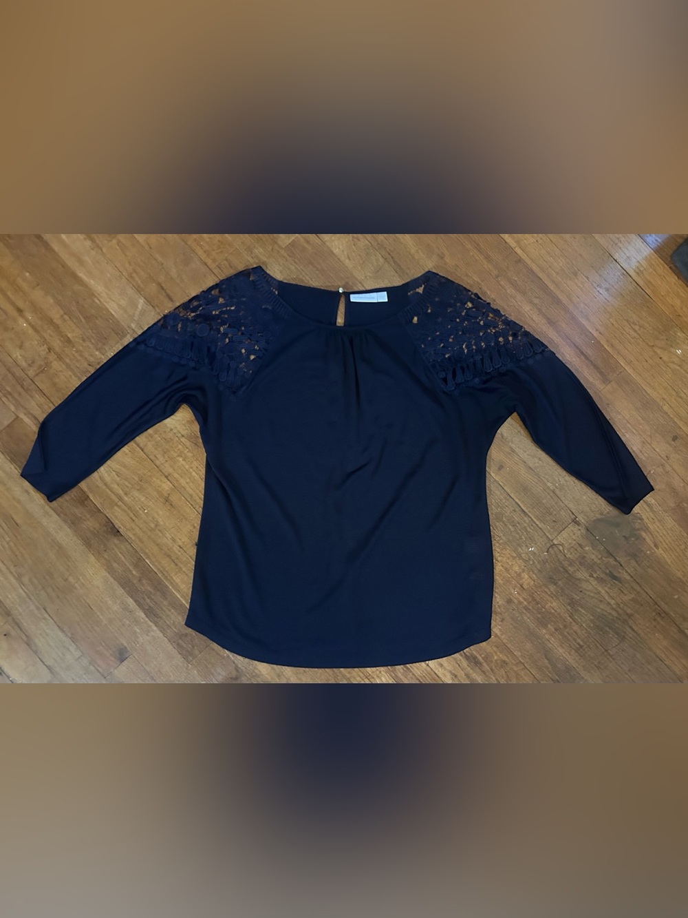New York & Company Dress three quarters top medium